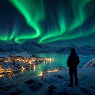 See the Northern Lights Over Greenland
