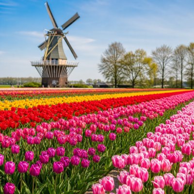 See the Tulip Fields of Keukenhof