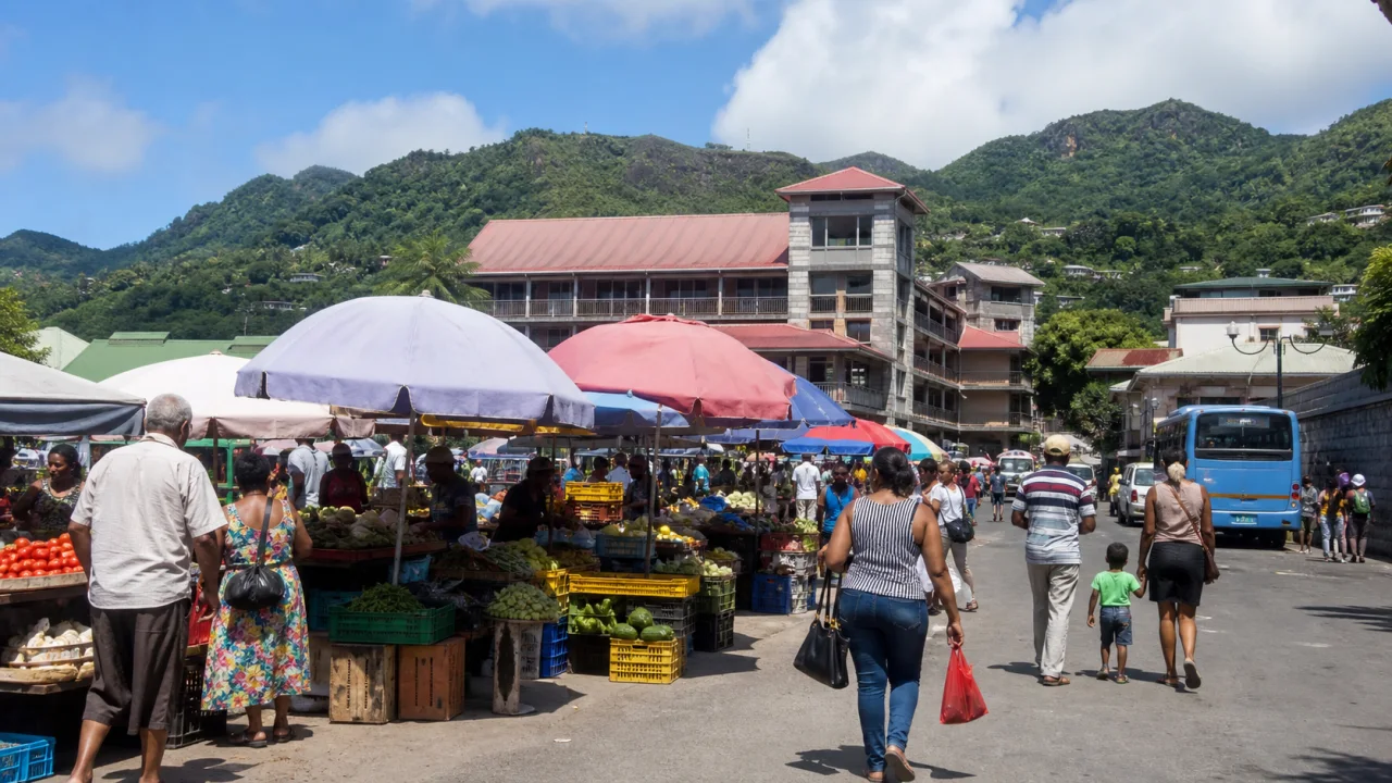 Exploring Mahe by Local Bus and Wandering Through Victoria Market